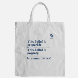 Grammar Saves Tote Bag
